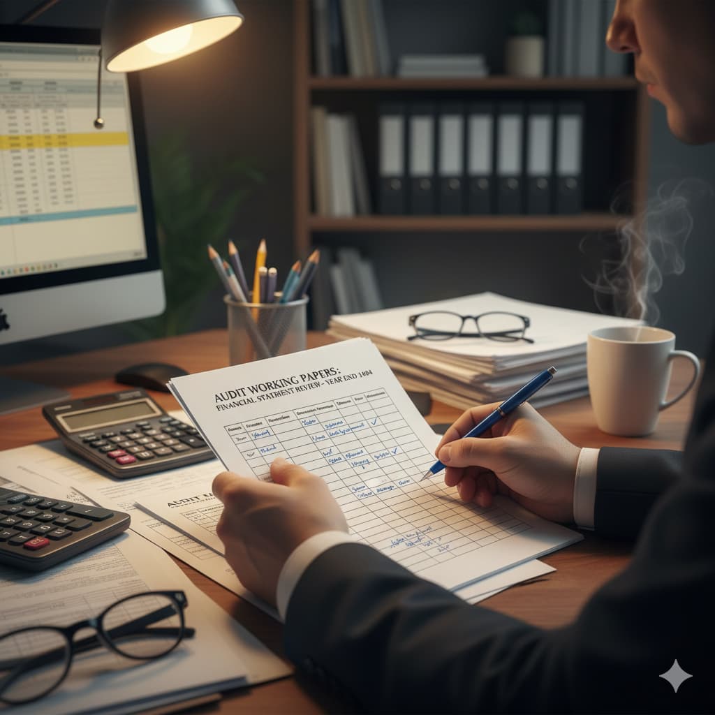 انواع کاربرگ حسابرسی