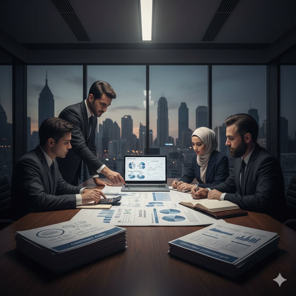 حسابرسی قراردادهای پیمانکاری و مشاوره ای