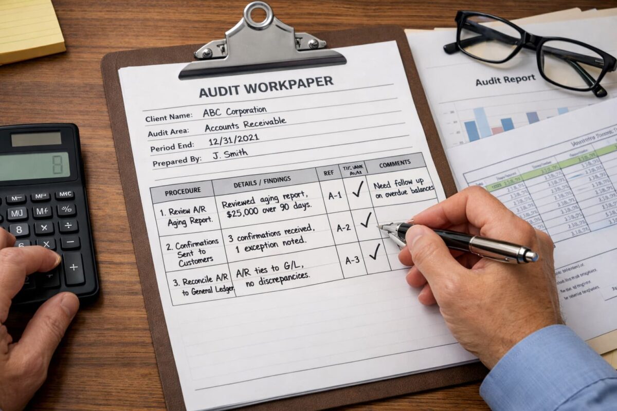 کاربرگ حسابرسی