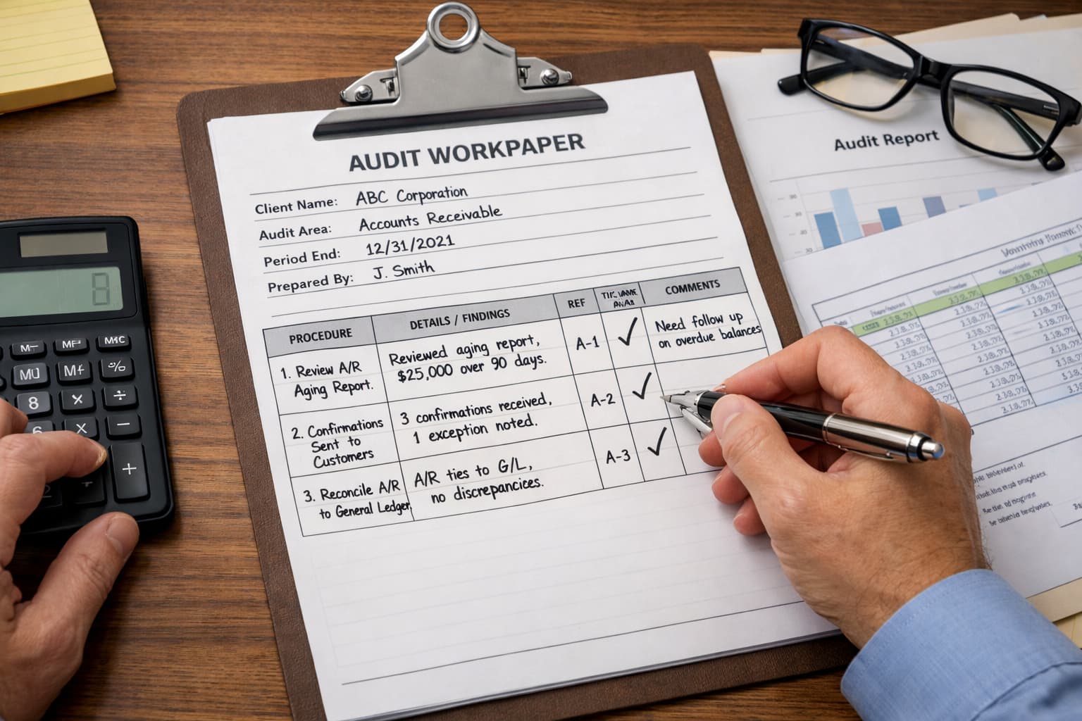 کاربرگ حسابرسی