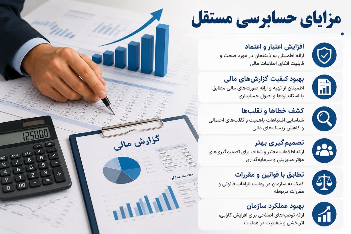 مزایای حسابرسی مستقل